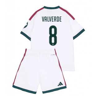 Real Madrid Federico Valverde #8 Hjemmedraktsett Barn 2026-27 Korte ermer (+ bukser)